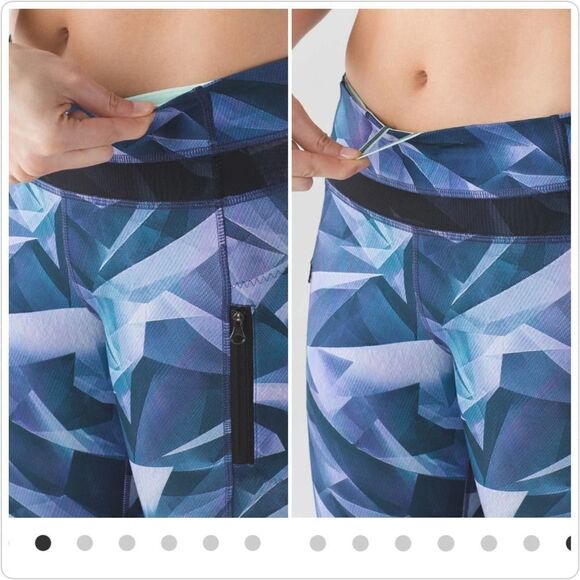 Lululemon Inspire Tight II (Mesh) Pretty Prism Multi / Black 8 - Picture 3 of 15